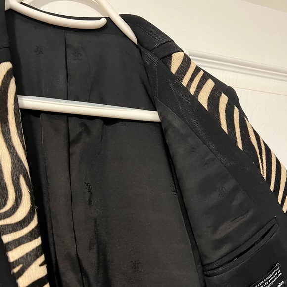The Kooples Wool Blazer with zebra lapel sz. 36 - Picture 10 of 10